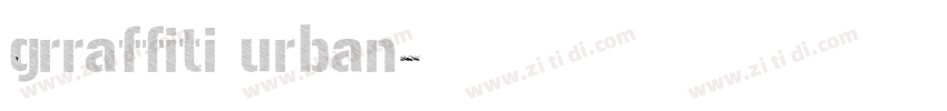 grraffiti urban字体转换